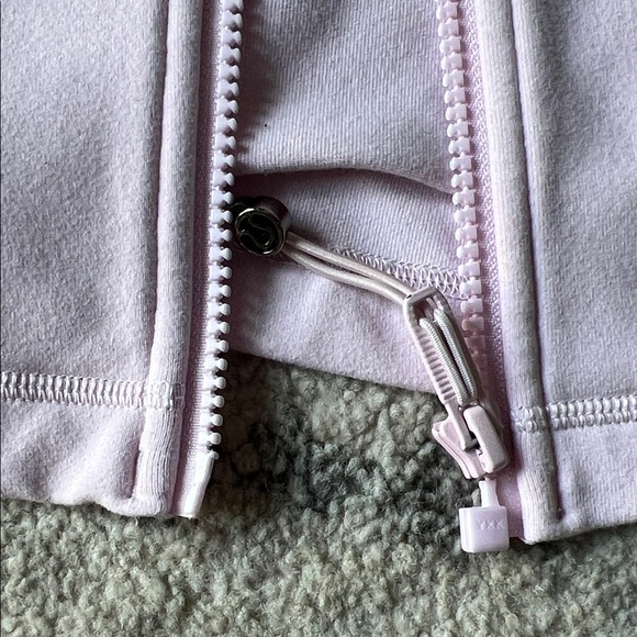 Lululemon Athletica Soft Pink Zip Top - Picture 3 of 14